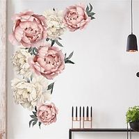 Flowers Wall Sticker Wall Arts Decals Decors Removable Stickers for Bedroom Living Room Dining Room miniinthebox