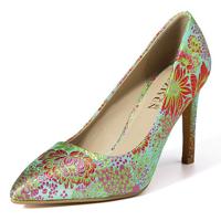 Chinese Style Embroidery High Heels Pumps