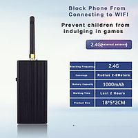 2.4g internet wifi blocker device prevent wifi signal-jammer 2-5meters to prevent kid from being addicted to online games miniinthebox - thumbnail