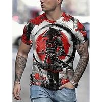 T-shirt Anime Street Style T-shirt For Men's Adults' 3D Print Party Festival Lightinthebox