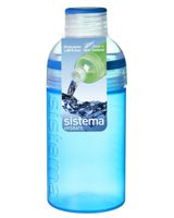 Sistema 480ml Trio Water Bottle Blue Sistema 480ml Trio Water Bottle Blue