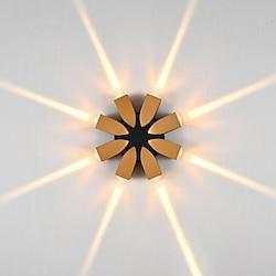 Modern Wall Sconces Black and Gold Outdoor Waterproof LED Up and Down Wall Lamp Aluminum Lighting Fixture for Porch, Terrace, Passage, Courtyard Lightinthebox