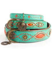 Dog With A Mission Janis Dog Collar - Turquoise XXS (19-24X2CM)
