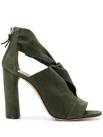 Casadei cut out detail sandals - Green - thumbnail