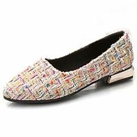 Women's Flats Low Heel Round Toe Basic Comfort Synthetic Black Beige Lightinthebox - thumbnail
