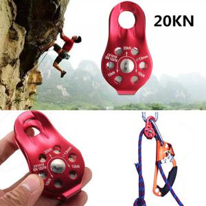 20KN Mountain Rock Climbing Rope Pulley