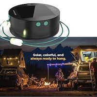 2pcs 1PC Solar Camping String Lights Phone Charger Portable LED Strip Lamp Rechargeable via Solar or USB 5.5m Cord for Outdoor Waterproof miniinthebox - thumbnail