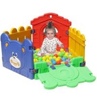 Megastar Play Pen - Yellow, Red, Blue, Green