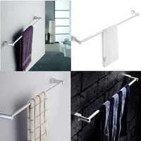 60CM HQ Aluminum Wall-Mounted Bathroom Towel Holders Hanging Rack Shelf