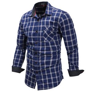 Plaid Chest Pocket Checked Shirt