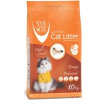 Van Cat White Bentonite Clumping Cat Litter Orange 10Kg