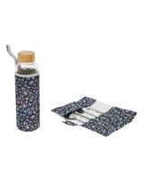 Cook Concept 500ML Glass Bottle & Cutlery Set