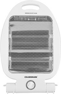 Olsenmark 600W Quartz Portable Electric Heater-(White)-(OMQH1636)