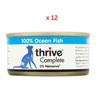 Thrive Complete Ocean Fish Wet Cat Food 75g Pack Of 12 - thumbnail