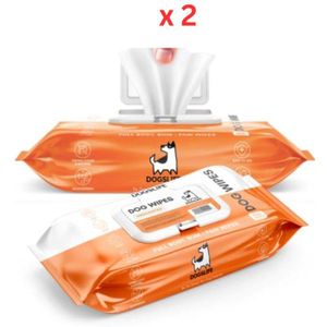 DogsLife Scented Grooming Dog Wipes 100pcs (Pack of 2)