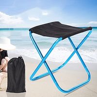 Fishing Chairs Multifunctional Foldable Lightweight 7075 Aluminium Alloy for 1 person Fishing Climbing Spring Summer Gun color Red Blue Gold Lightinthebox - thumbnail
