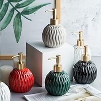 Ceramic Soap Dispenser 400ml Hand Sanitizer Bottle Press Bottle Dispenser Shampoo Body Wash Bathroom miniinthebox - thumbnail