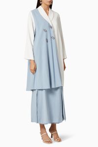 Colour-Block Jacket & Pants Set