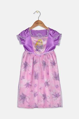 Toddler Girls Princess Fantasy Nightgown Purple Toddler Girls Princess Fantasy Nightgown Purple