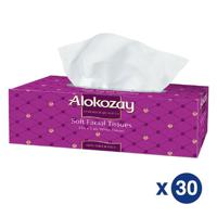 Alokozay Soft Facial Tissues - 150 Sheets X 2 Ply - Pack Of 30 Boxes