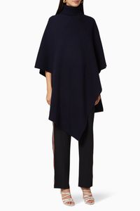 Cashmere Roll Neck Cape