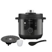 MOULINEX Turbo Cuisine Electrical Pressure Cooker, 7.6 Litre, 1200 Watts, Black, CE777827, 1 year warranty (MOU-CE777827)