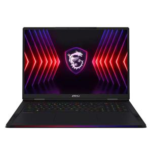 MSI RAIDER 18 HX A14VIG 9S7-182232-232, Intel Core i9 14900HX, 64GB RAM, 2TB SSD, 18 Inch QHD+ 240Hz, 16GB NVIDIA RTX 4090, Win11 Home, Eng-Arab K-B, Black + Backpack