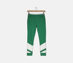 Kids Boys Pull On Pants  Green/White