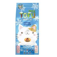 Nutrapet Tofu Snowflake Clumping Cat Litter Peach - 7 Liters