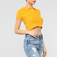 2021 european and american cross-border aliexpress amazon hot style inst shirt women's short-sleeved one-piece delivery t1305 miniinthebox - thumbnail