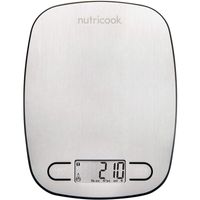 Nutricook EKO 5kg Capacity Digital Kitchen Scale by Nutribullet NC-KSE5, Silver Color