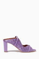 Norah 70 Mules in Quilted Satin Norah 70 Mules in Quilted Satin
