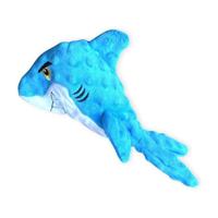 Nutrapet Plush Pet Shark Dog Toy - Light Blue 1pc