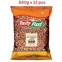 Tasty Food Peanut (Groundnut) 500Gm (Pack of 12)