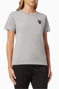 Double Heart T-shirt in Cotton