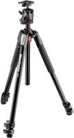 Manfrotto 055 Aluminum 3 Section Tripod Kit with Horizontal Column and Ball Head, Black, MK055XPRO3 BHQ2, B010R4BO12