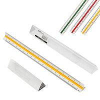 Plastic Ruler Series Scale / Triangle Metric Ruler Measure Instruments Drafting Supplies