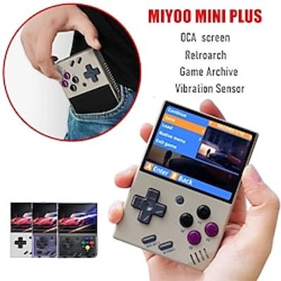 Miyoo Mini Plus Portable Game Console 3.5 Inch IPS 640x480 Screen Support External TF Card with 8000 Games 3000mAh Batter Lightinthebox Miyoo Mini Plus Portable Game Console 3.5 Inch IPS 640x480 Screen Support External TF Card with 8000 Games 3000mAh Batter Lightinthebox
