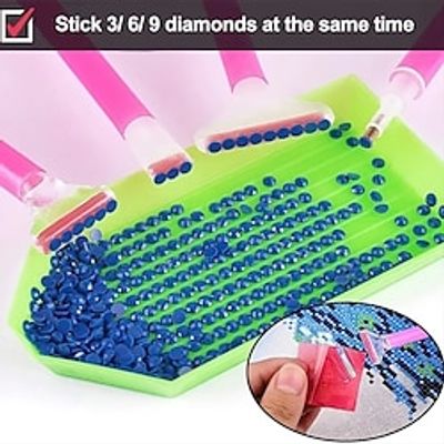 3/7pcs DIY Diamond Paint Pens Pick Up Pen Three Six Nine Heads Correction Pens DIY Quick Paste Drill Pen miniinthebox 3/7pcs DIY Diamond Paint Pens Pick Up Pen Three Six Nine Heads Correction Pens DIY Quick Paste Drill Pen miniinthebox