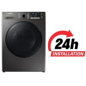 Samsung 8Kg Front Loading Washing Machine | 6Kg Dryer |1400 RPM | Ecobubble | WD80TA046BX-GU | Inox Color