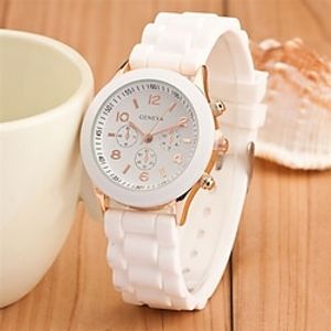 Women Quartz Watch Fashion Casual Dress Minimalist Analog Wristwatch Silicone Strap Quartz Female Relogio Feminino miniinthebox