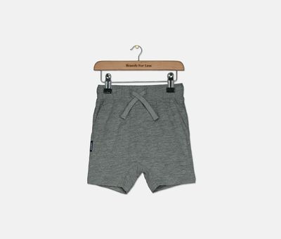 Toddlers Boys Pull On Short Grey Toddlers Boys Pull On Short Grey