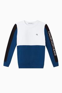 Colour Block Organic Cotton Sweatshirt