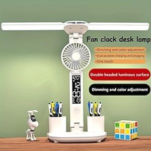 Table Lamp Dedicated For Learning Plug-in Bedside Lamp Desk Reading Multifunctional Fan Table Lamp Lightinthebox