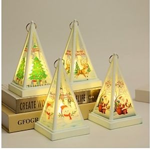 Christmas Decorations Small Horse Lanterns Hanging Pieces Lighting Decorations Cross-Border New Products LED Electronic Candle Lights Portable Wind Lamps  1PC Lightinthebox