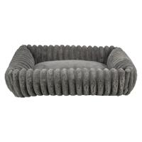 Trixie Lonni Corduroy Plush Dog Bed - Grey 80X60Cm