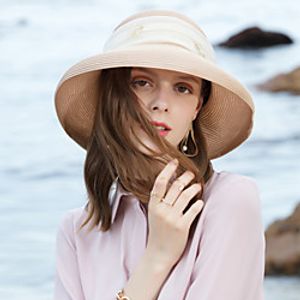 Tulle / Polyester Straw Hats with Crystals 1pc Casual / Daily Wear Headpiece miniinthebox