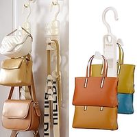 1pc Purses Organizer and Storage for Closet, Hanging Stackable Handbags Hanger for Storing and Organizing, Space Saving Closet Rod Hooks Rack for Heavy Backpacks Crossovers Satchels Bag miniinthebox - thumbnail