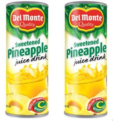 Delmonte Pineapple Juice 240ml (Pack of 2)