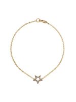 18K Gold And Brown Diamond Star Charm Bracelet - thumbnail